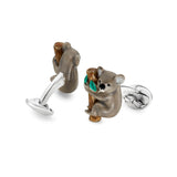 Sterling Silver Koala Cufflinks