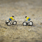 Sterling Silver Bike & Rider Cufflinks