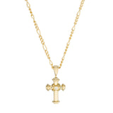 18ct Yellow Gold Diamond Cross Pendant