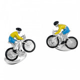 Sterling Silver Bike & Rider Cufflinks