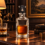 Bison Head Decanter