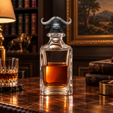 Buffalo Head Decanter