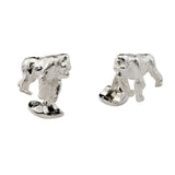 Sterling Silver Gorilla Cufflinks