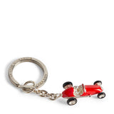 Sterling Silver Racing Car Keyring