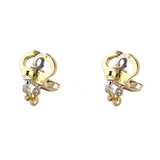 18ct Yellow And White Gold Handcuff Cufflinks