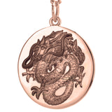 Limited Edition 18ct Red Gold Dragon Zodiac Pendant