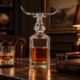 Longhorn Bull Crystal Decanter
