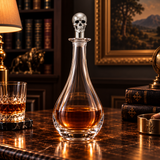 Matte Skull Wine Decanter