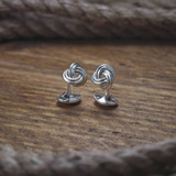 Sterling Silver Knot Cufflinks