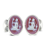 Sterling Silver Zodiac Cufflinks - Virgo